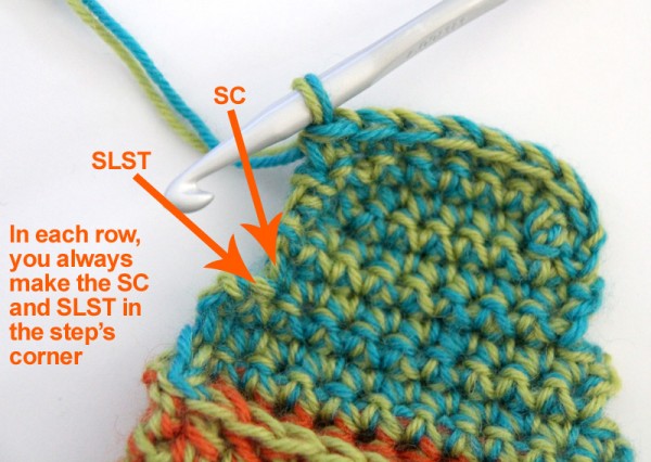 Thick and quick crochet socks visual instructions