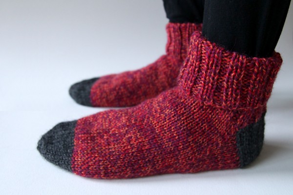 Hand knit socks from Novita yarns