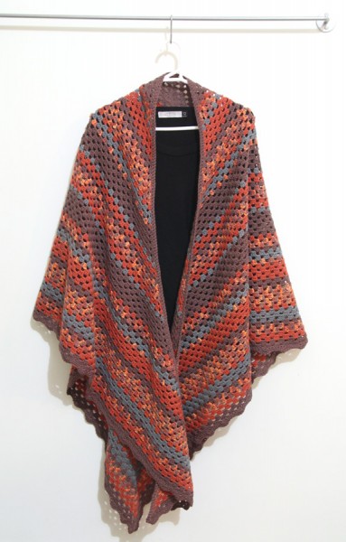 Granny triangle shawl