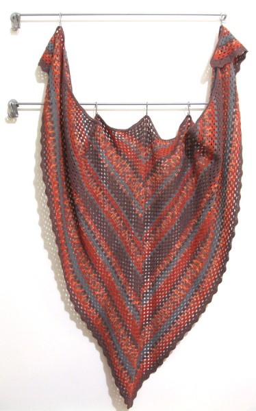 Granny triangle shawl