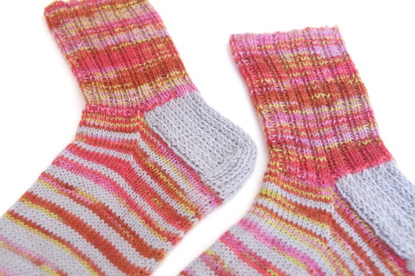 Regia hand knit striped socks