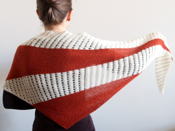 Wintercloud shawl