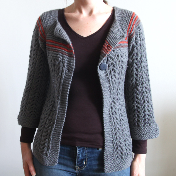 February lady sweater lace knit cardigan | Leikitty